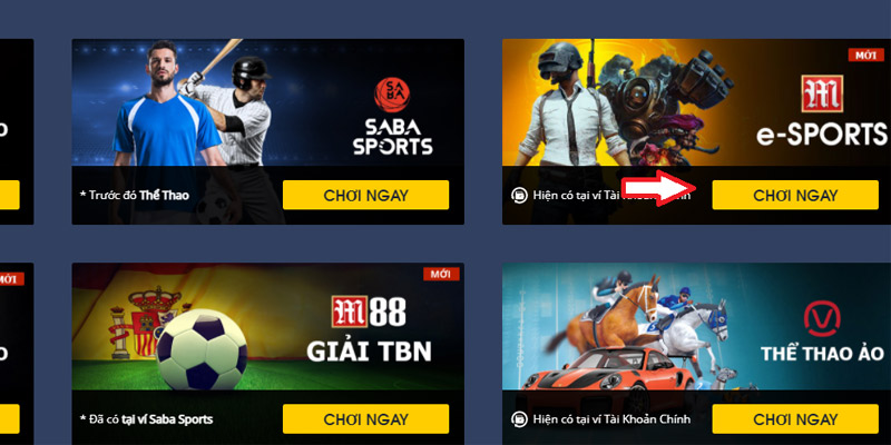 Cá cược Esports M88 có rất nhiều ưu thế